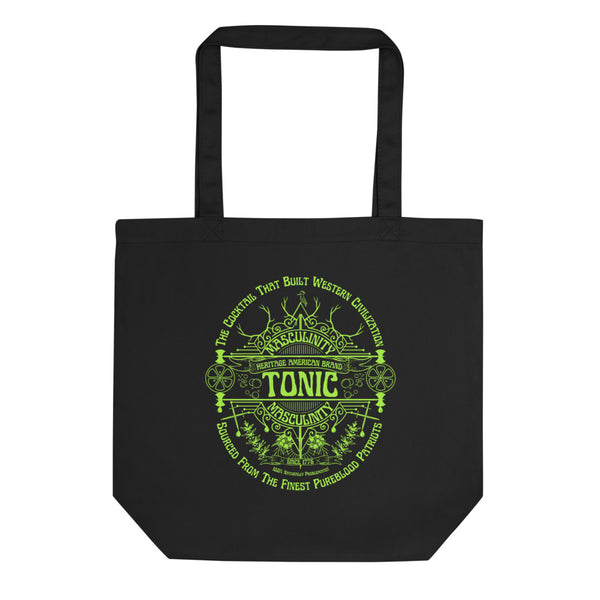 Eco Tote Bag Tonic Masculinity - Lime