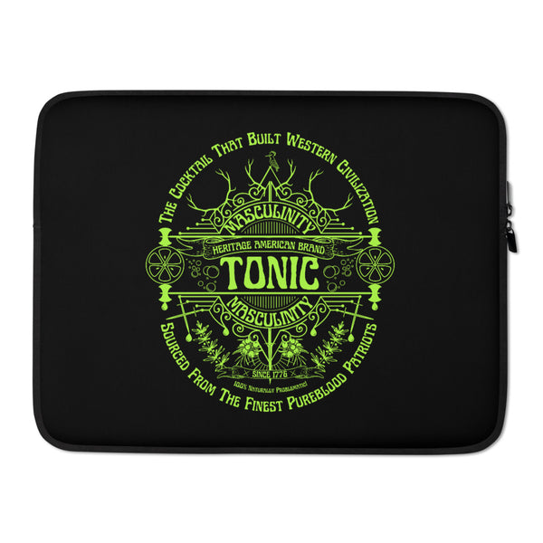 Laptop Sleeve Tonic Masculinity - Lime/Black