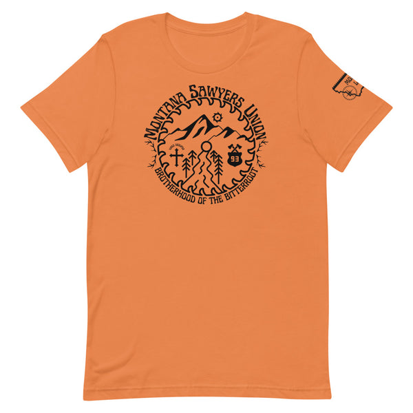 T-Shirt Montana Sawyers Union - Black Art
