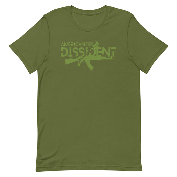 T-Shirt American Dissident Green Art