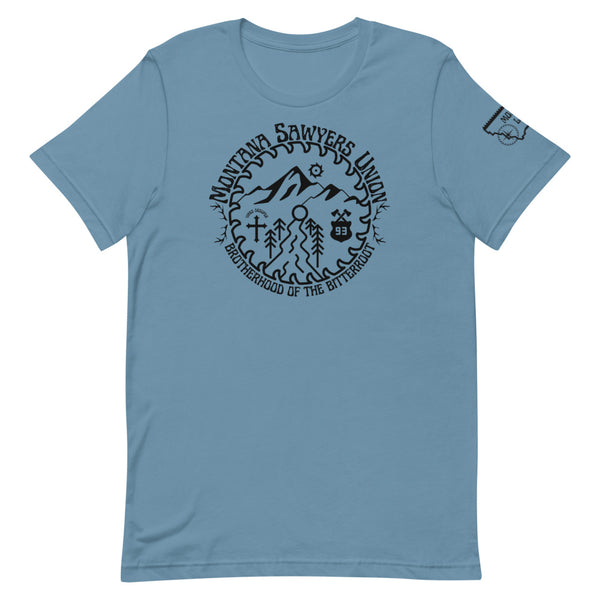 T-Shirt Montana Sawyers Union - Black Art