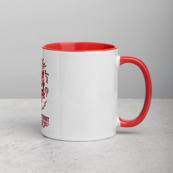 Ceramic Mug Pureblood Skull Script - Red Art