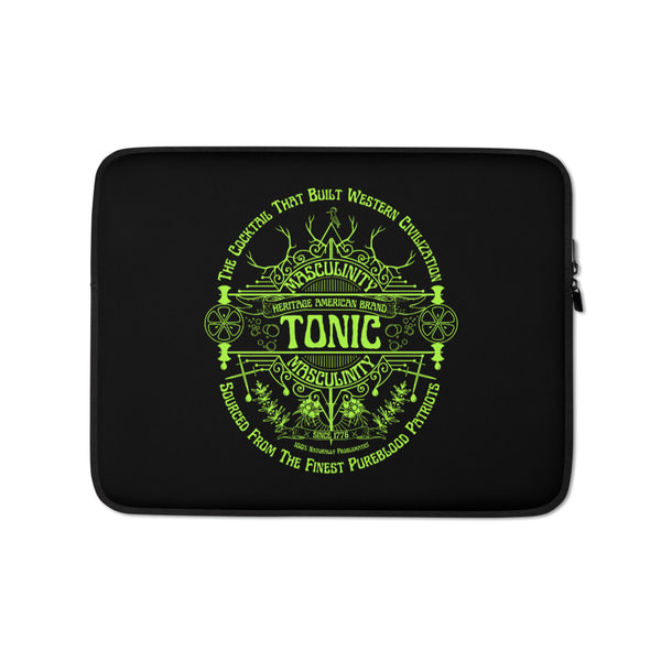 Laptop Sleeve Tonic Masculinity - Lime/Black