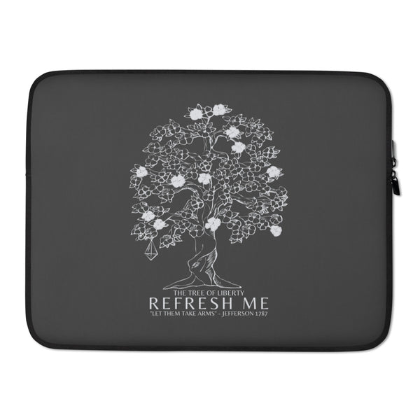 Laptop Sleeve Tree of Liberty Lt Grey/Charcoal