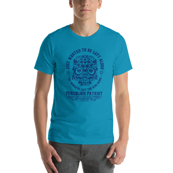 T-Shirt Pureblood Skull - Blue Art