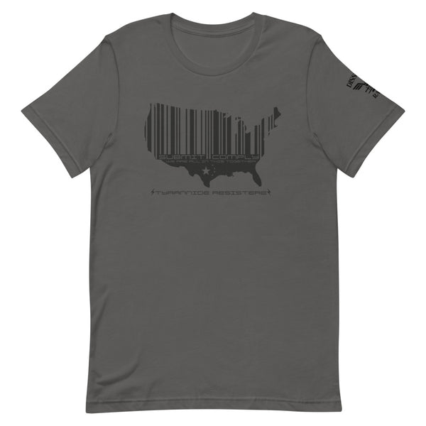 T-Shirt AMERICAN BARCODE - BLK ART