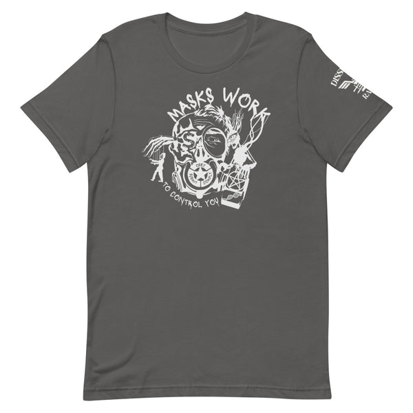 T-Shirt MASKS WORK - LT GREY ART