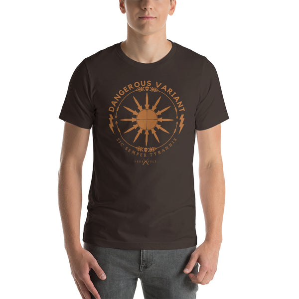T-Shirt Dangerous Variant - Burnt Orange Art