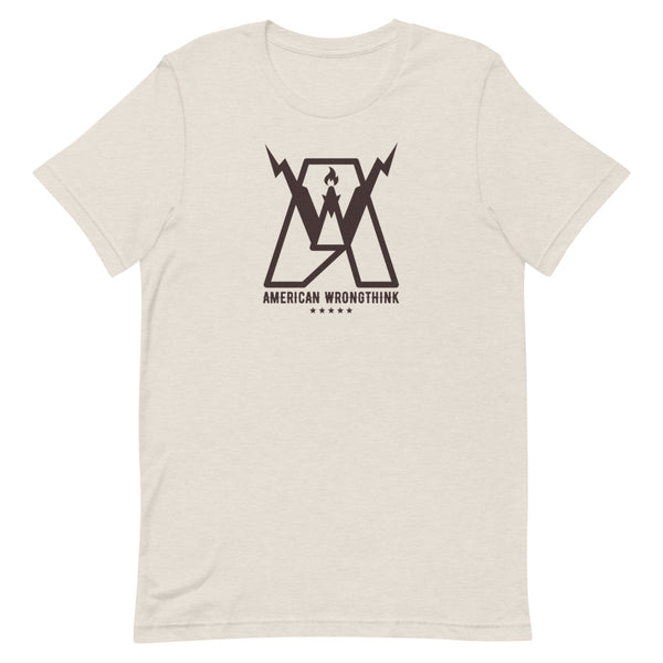 T-Shirt American Wrongthink - Dk Brown Art