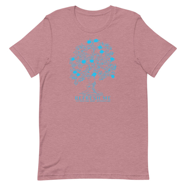 Women's T-Shirt Tree of Liberty - Electric Blue Art