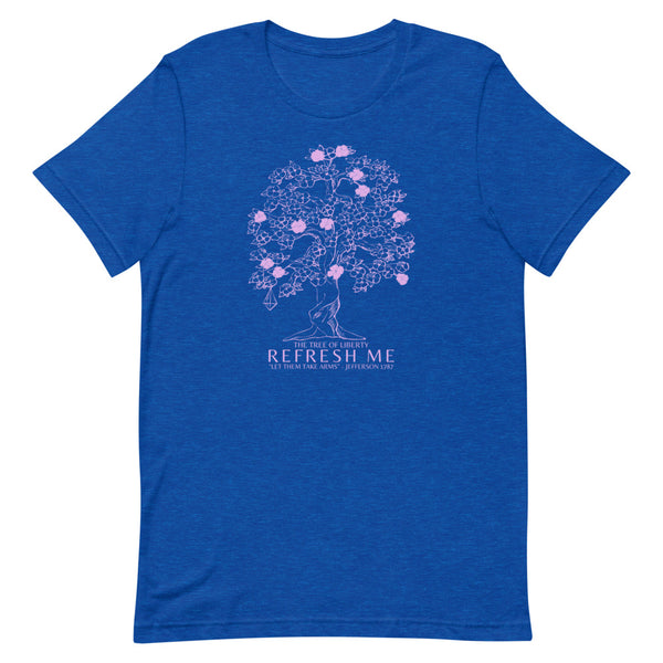 Women's T-Shirt Tree of Liberty - LT Purple Art