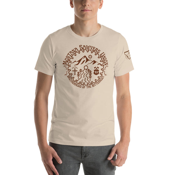 T-Shirt Montana Sawyers Union - Brown Art