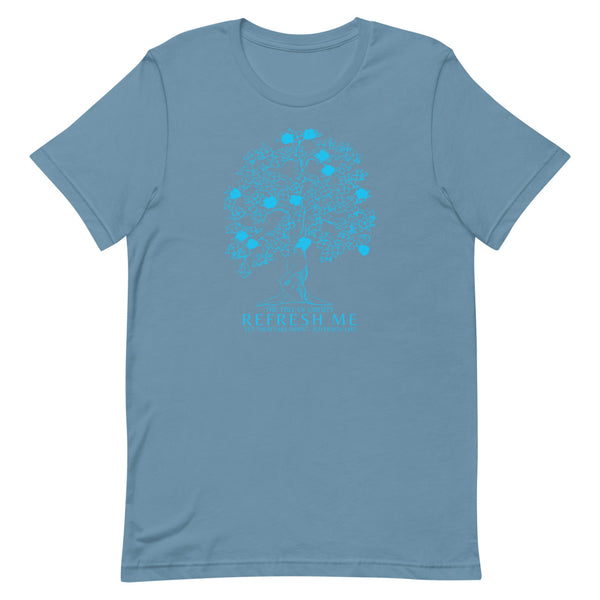 T-Shirt Tree of Liberty - Electric Blue Art