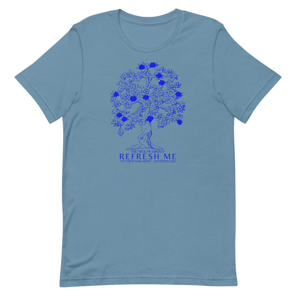 T-Shirt Tree of Liberty - Blue Art