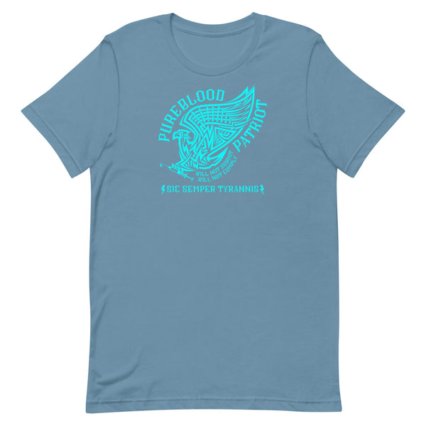 Women's T-Shirt Pureblood Eagle - Teal Art