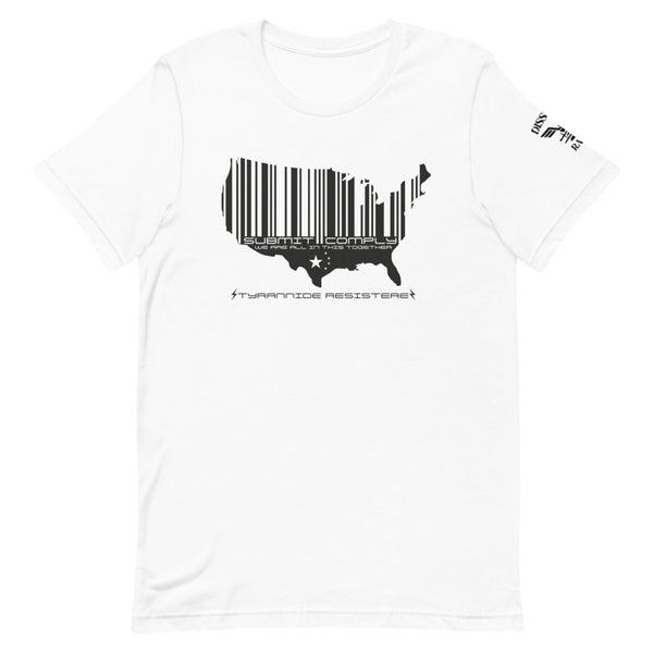 T-Shirt AMERICAN BARCODE - BLK ART